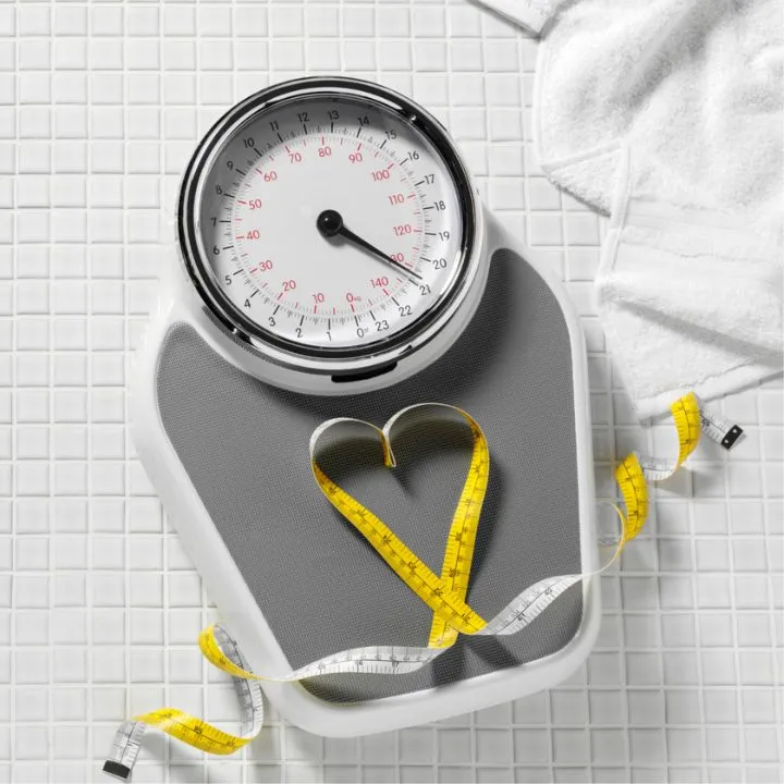 Scale with measuring tape, IVitalize Mobile Hydration and Aesthetics