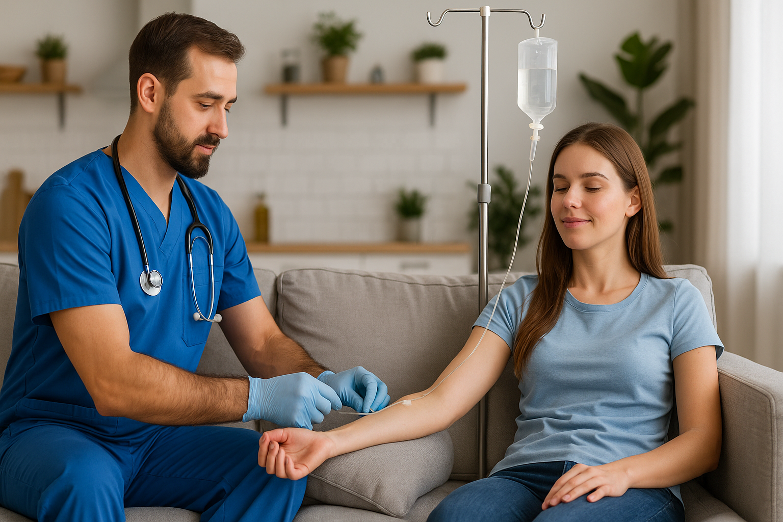 how long till IV therapy works